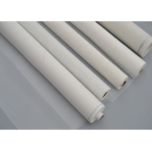Hole Size 50 Micron Nylon Filter Mesh Customized Length With White Color