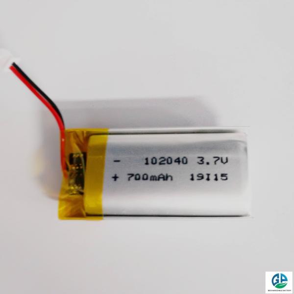High Capacity 3.7V 800mAh Lithium Ion Polymer Battery 500times 102040 3.7V