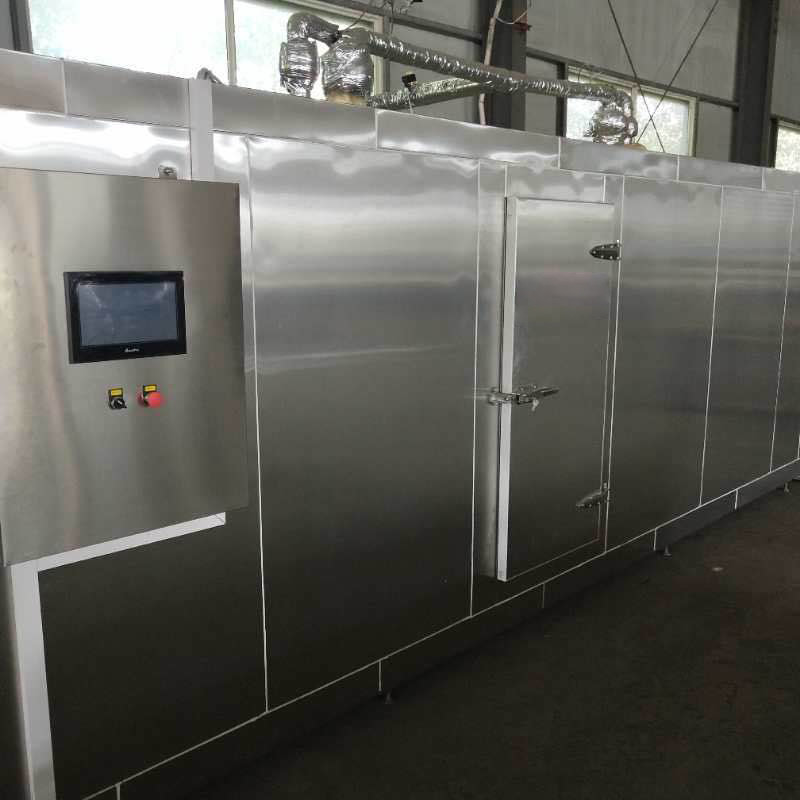 French Fries Seafood Freezer Continuous Automatic Tunnel Freezing Machine
