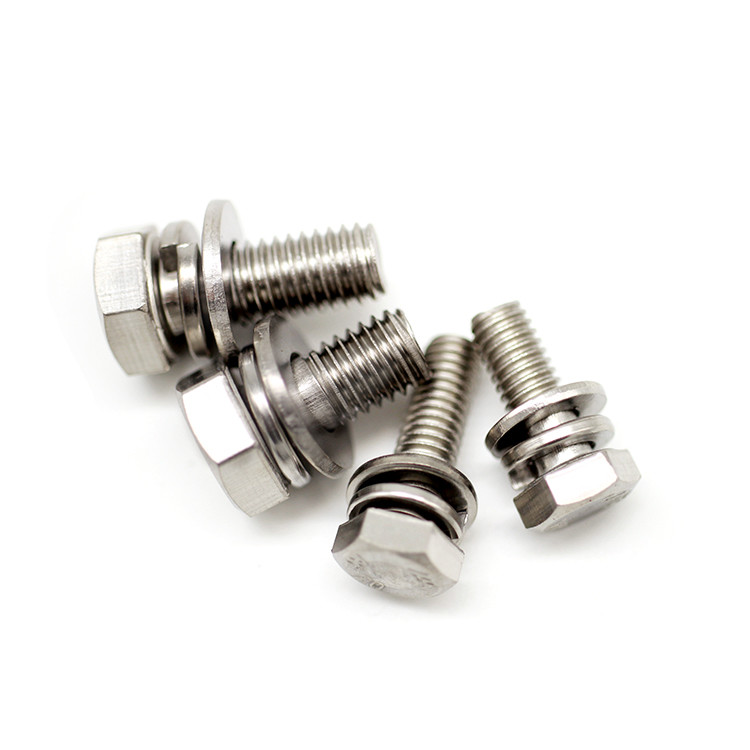 DIN931 Customized Fastener Stainless Steel Hex Bolt Nut And Washer