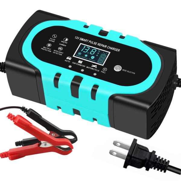 12V 10A Private Mold Fast Charging Battery Charger for Car and Motorcycle Lead
