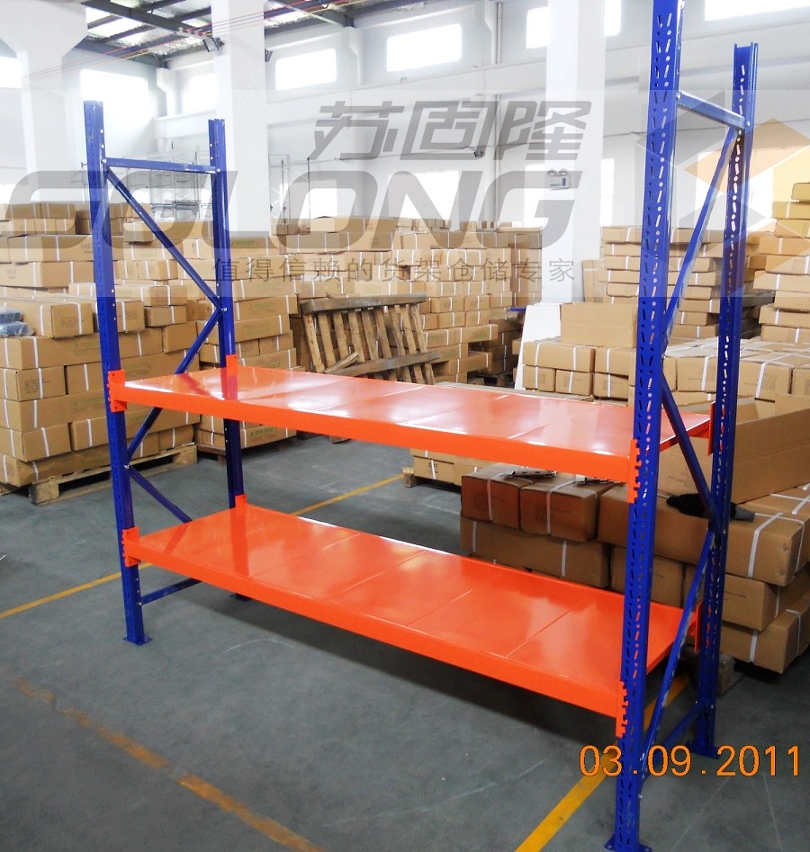 Single / Double Sided Medium Duty Shelf Industrial Shelving Units ISO9001 Certification