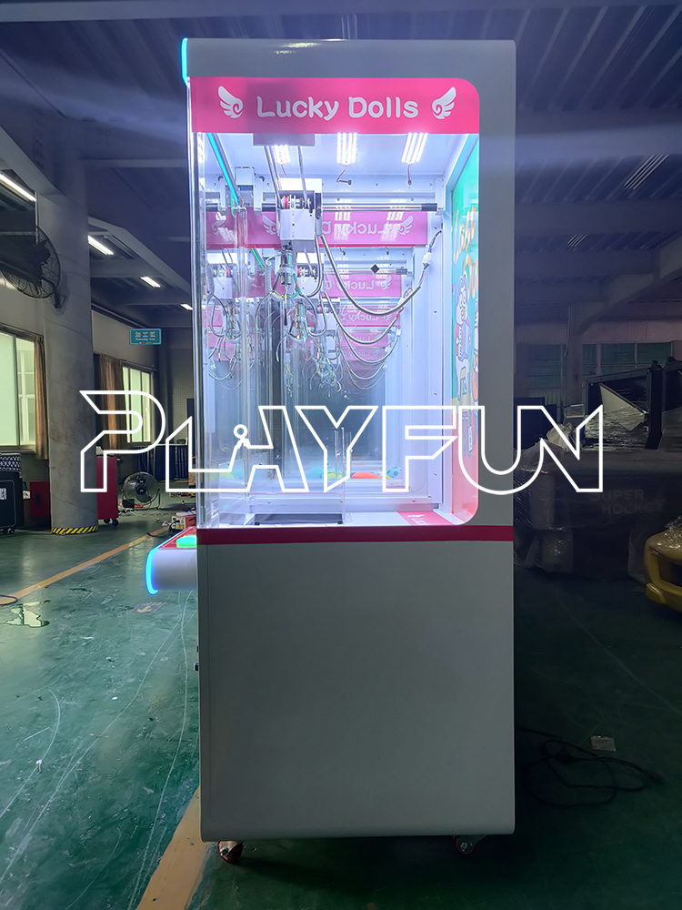 Playfun Hot Sale Custom Lucky Dolls New Design Crane Claw Dolls Game Machine Claw Doll Machine Claw Machine Crane