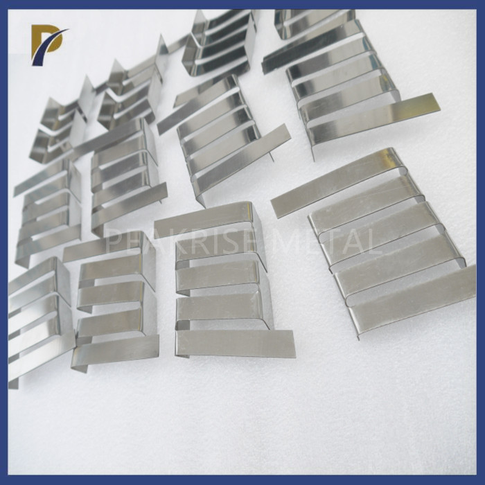 Customized High Melting Point Folding Tungsten Evaporation Boat 99.95% Purity