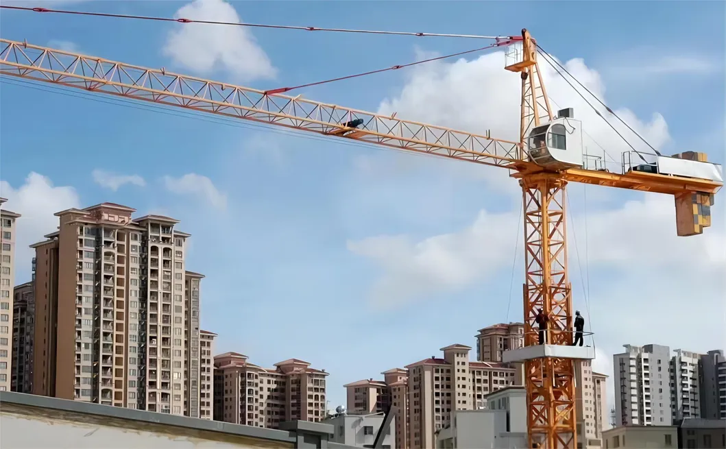 The Used Zoomlion Qtz63 (5013) Height 40m 6t Construction Topkit Tower Crane