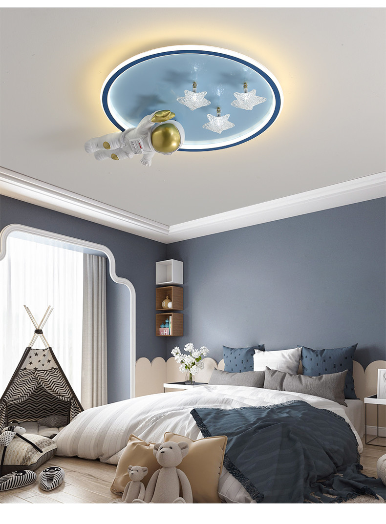 Children's Room Ceiling Lights Boy Bedroom Astronaut Creative Minimalist Cartoon Ceiling Lights(WH-MA-294)