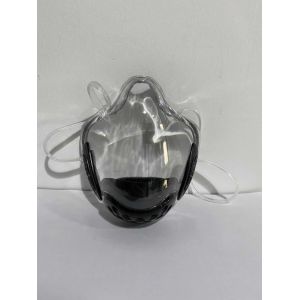 reusable anti-fog face shield or breathable face cover with transparent cover or