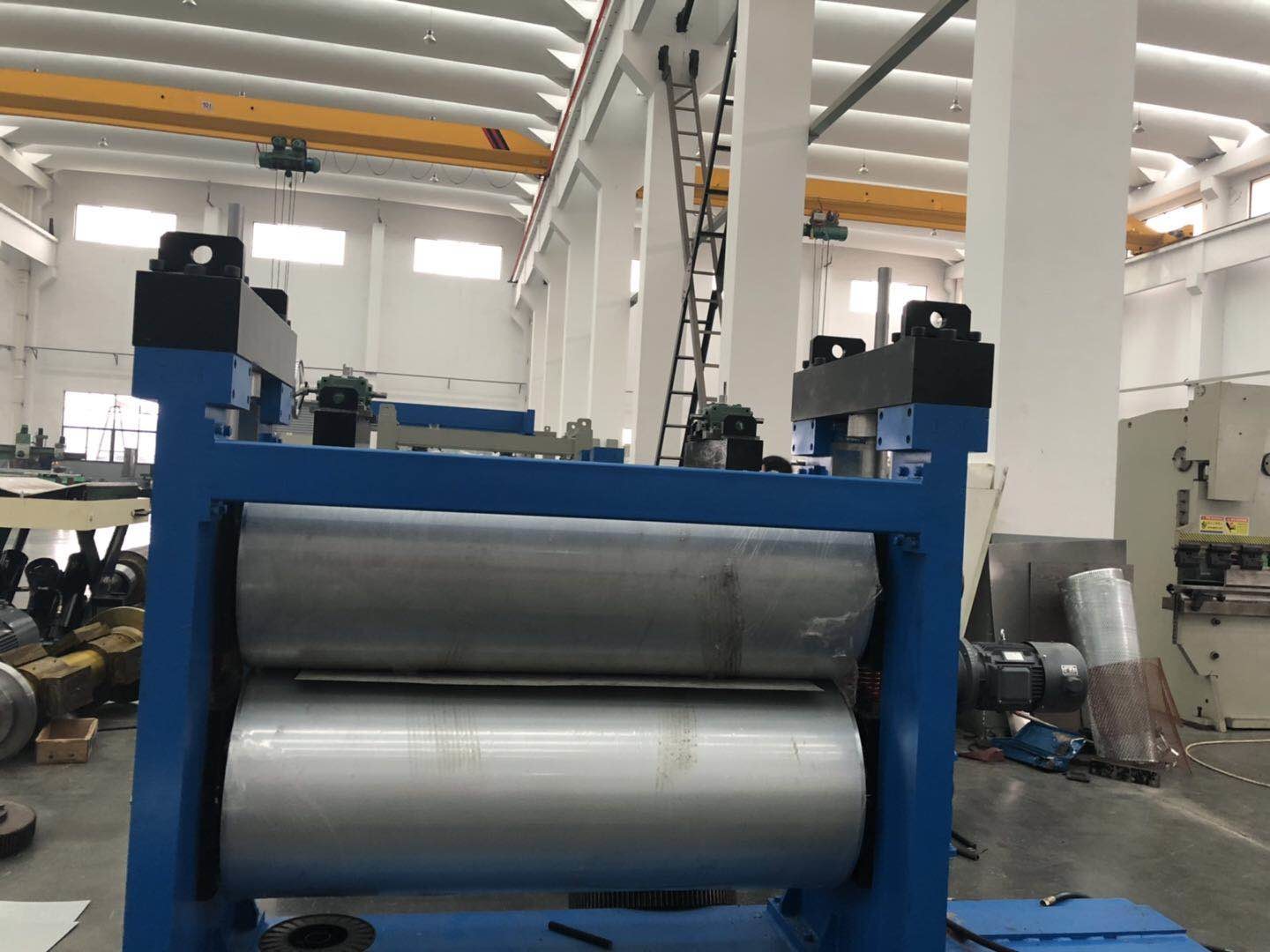 3.0mm Thickness Deck Cable Tray Roll Forming Machine Scaffolding With Punching