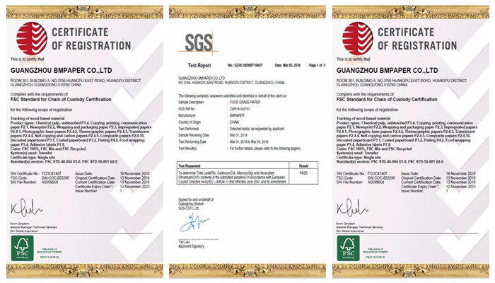 MG White Kraft Paper Roll FSC 30 / 35 / 40 / 50GSM Virgin Wood Pulp Free Sample