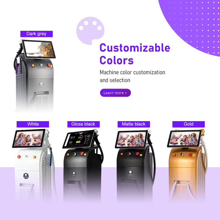 Professional Laser Hair Removal Machine 16 Bars For Facial And Body Beauty