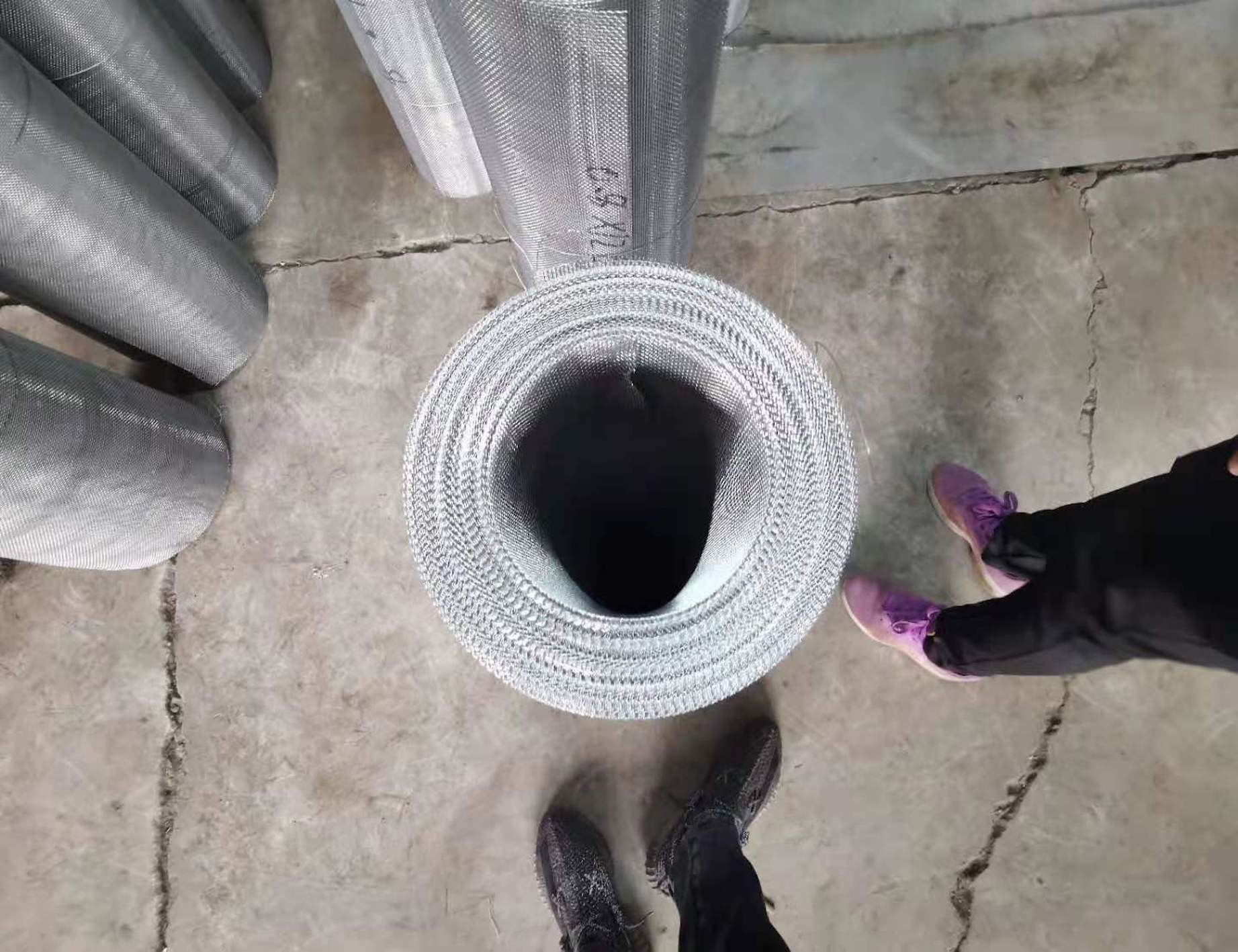 Square Hole 0.5mm 1mm Diamond Shape Metal Mesh Steel Diamond