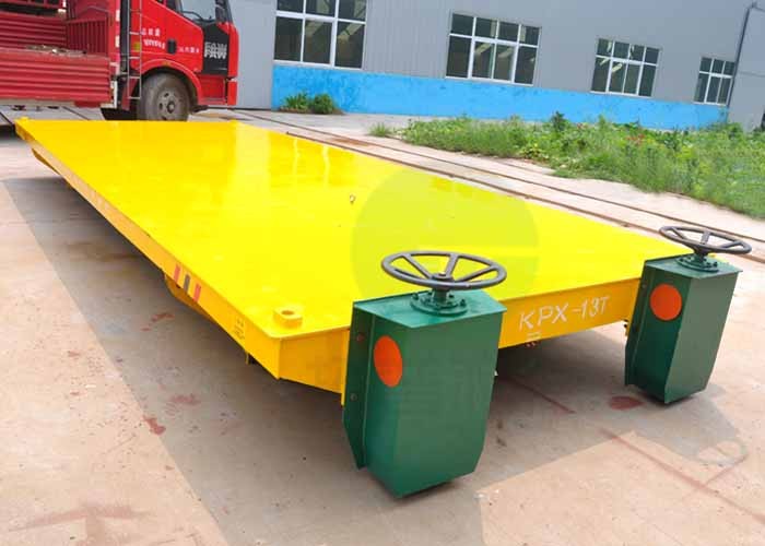 Oversea service industry apply material handling block transfer car on rail