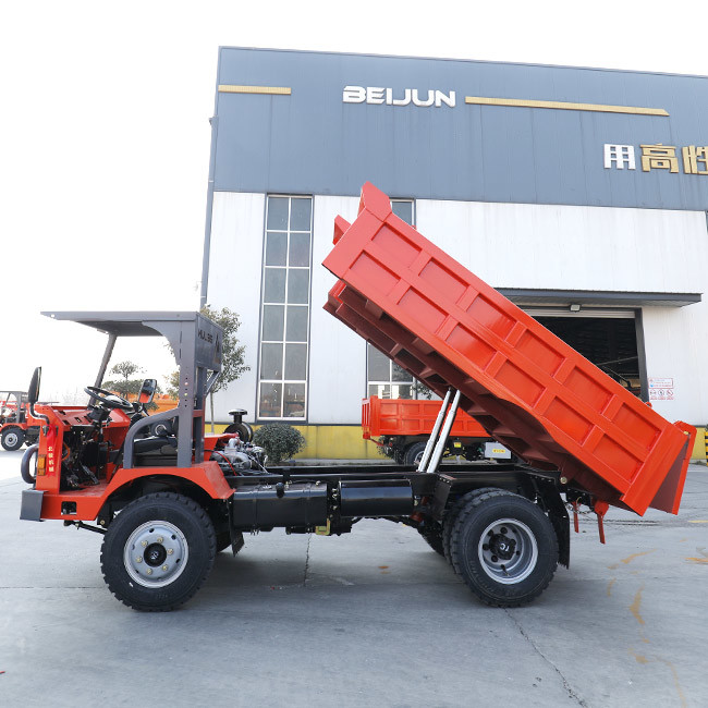 Fuel Efficiency Underground Mining Truck 10 Ton Articulated Truck With Canopy Cabin