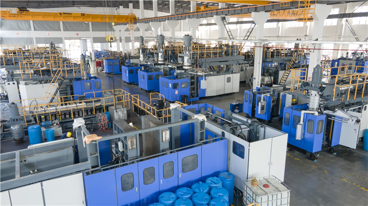 Plastic Canister PE Blow Molding Machine Double Station Making Machine Customized