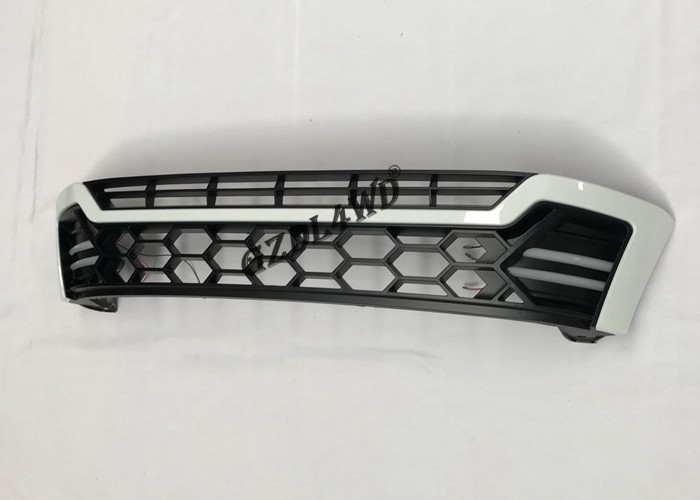 Chrome LED Front Grill Mesh For Toyota Hilux Revo 2015 2016 White Color