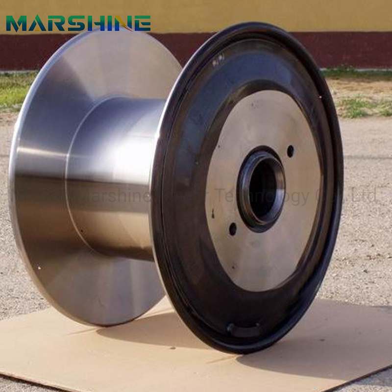 High Quality Customizable Reinforced Double Flange Cable Reel for Wire Drawing Machine