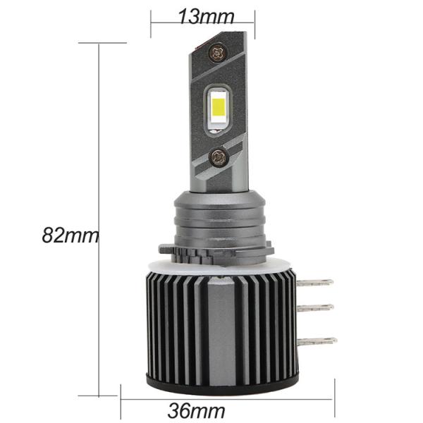 H15 LED Headlight Car Headlamp 80W 8000LM For Volkswagen Golf 6 7/Touran