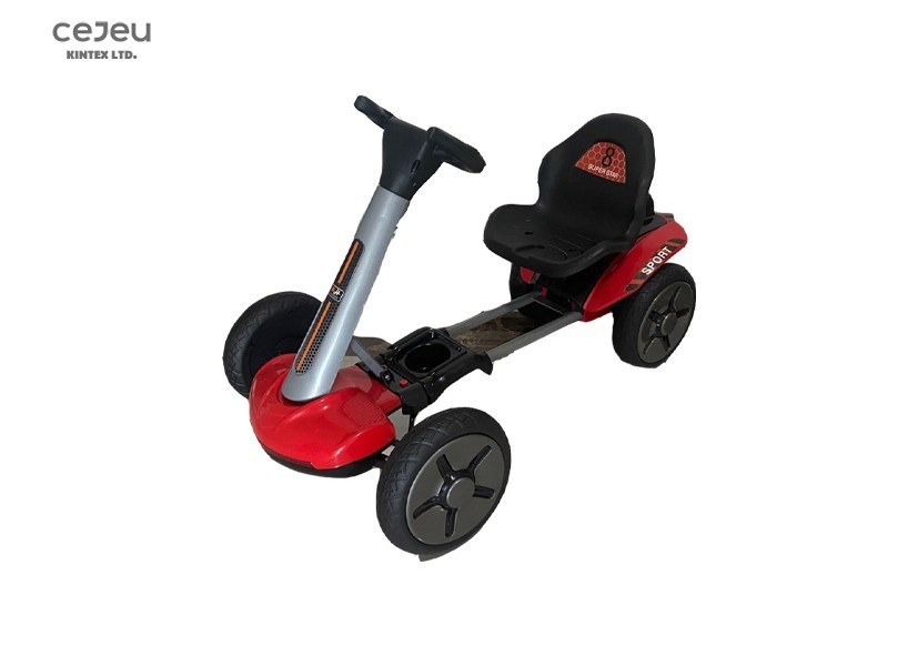 Go Kart for Kids Lightening Cool Children's Go-Kart Four-wheeled Bicycle Toy