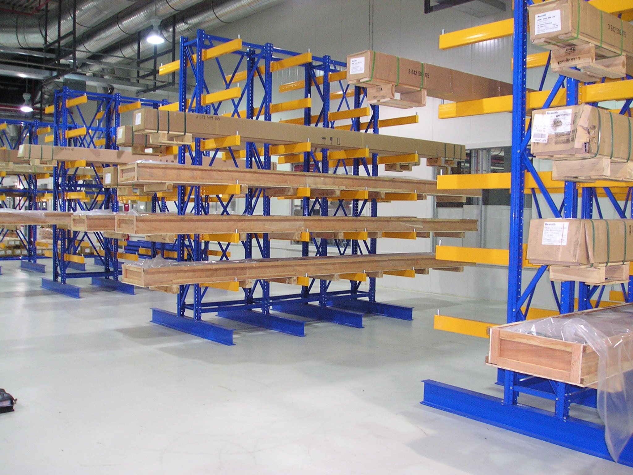 Composite Structure Modular Cantilever Steel Storage Racks For Depository