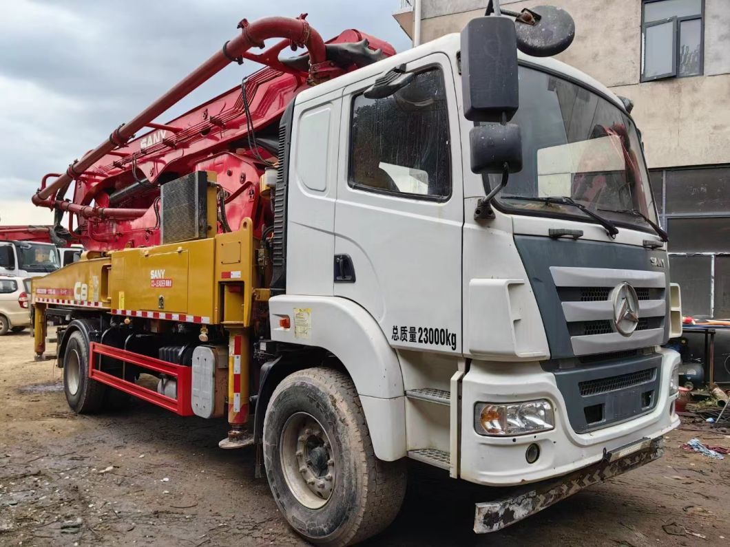 2020 Used 37m Concrete Pump Truck Heavy Equipment Concrete Boom Pump Truck Mounted Pump