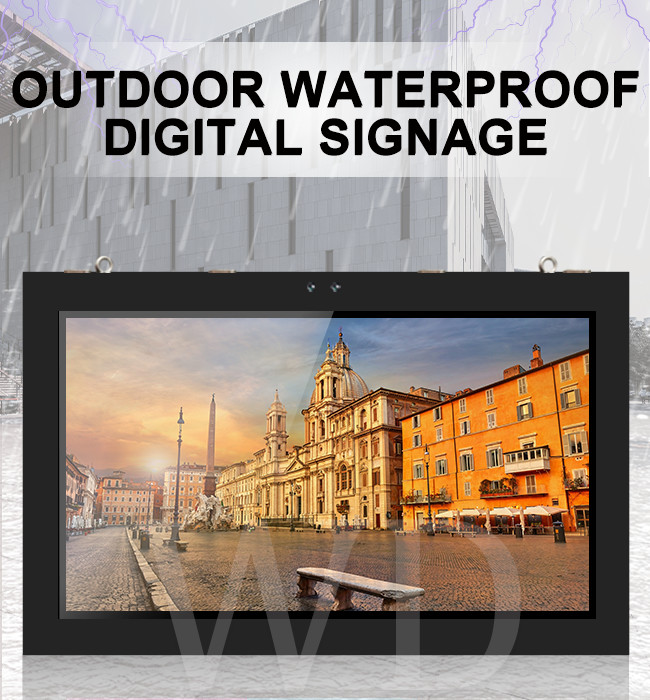 Anti Reflective HD 4K IP65 Waterproof Outdoor Digital Signage Totem