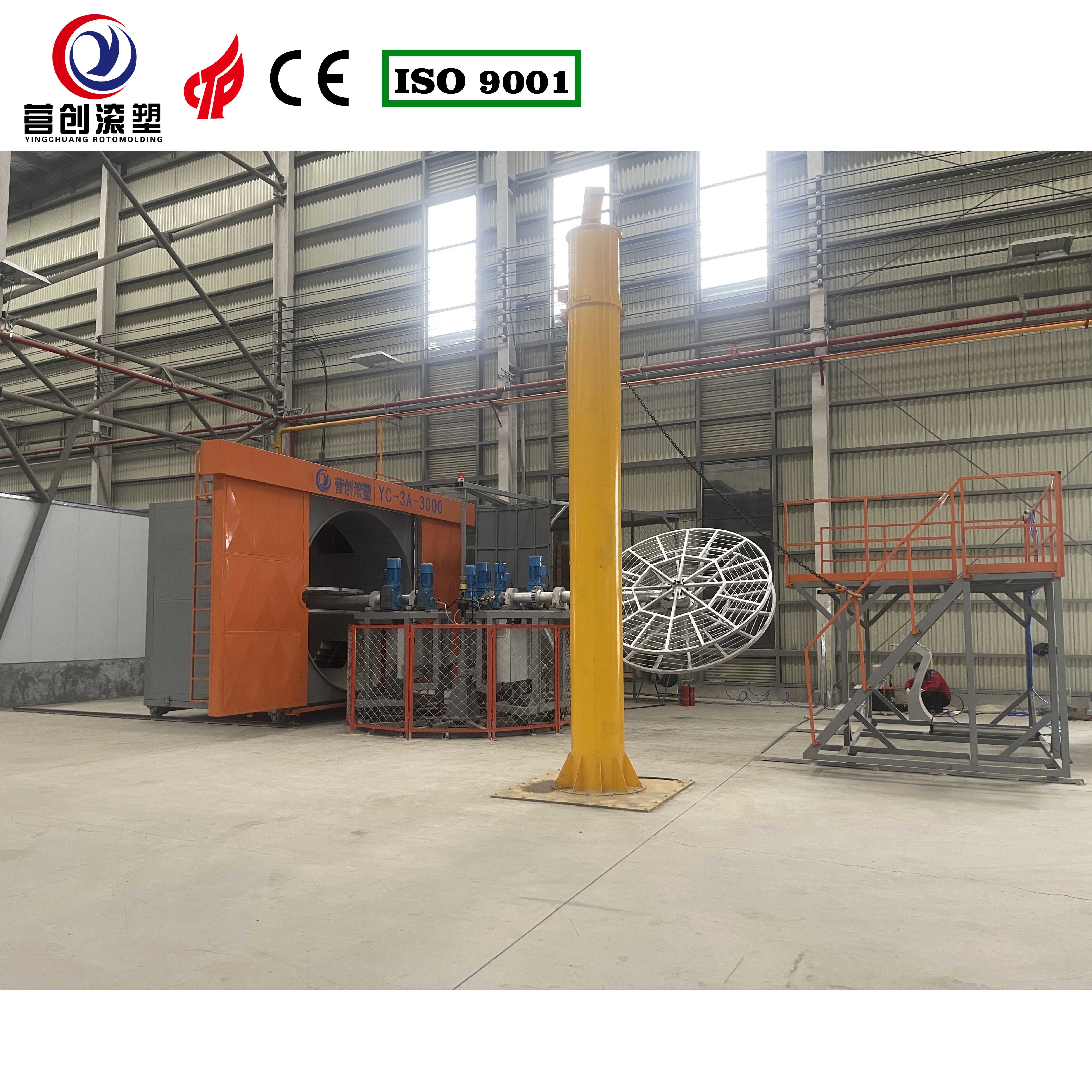 Energy Saving PLC Controlled Water Tank Making Machine / Rotary Moulding Machine For PE Plastic