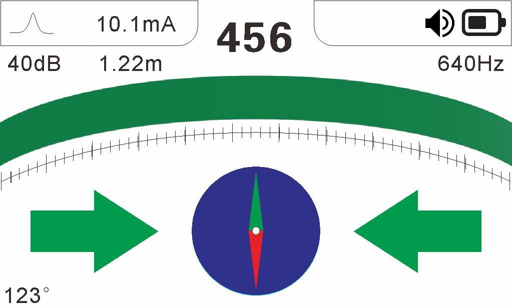 XHGX507C Grey Underground Utilities Locator