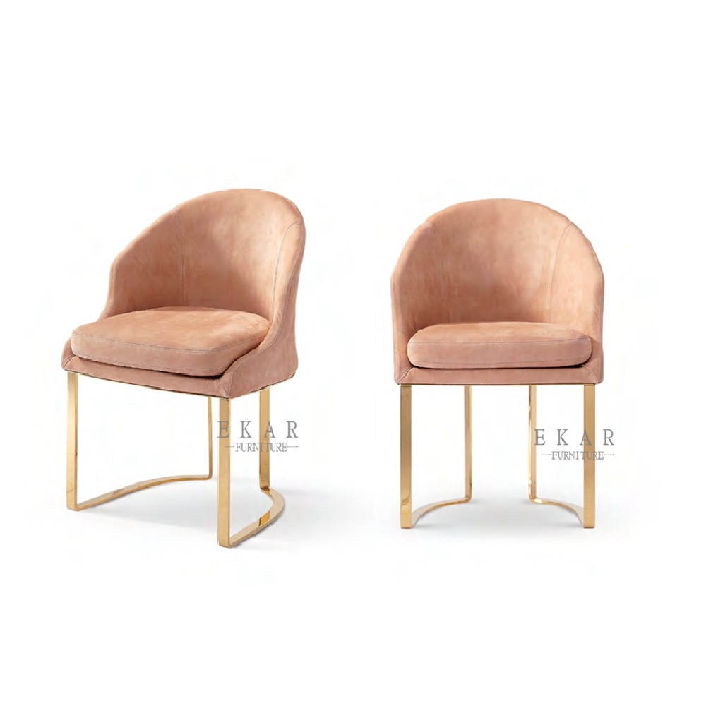 Wooden Legs Upholstered White Genuine Leather Dining Chair W006D6