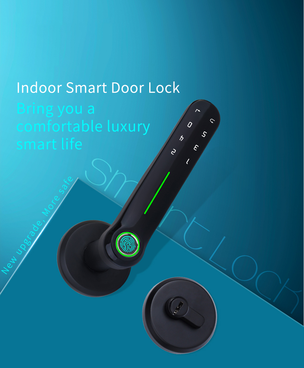 200 Fingerprint Intelligent Door Lock Tuya Bluetooth Deadbolt