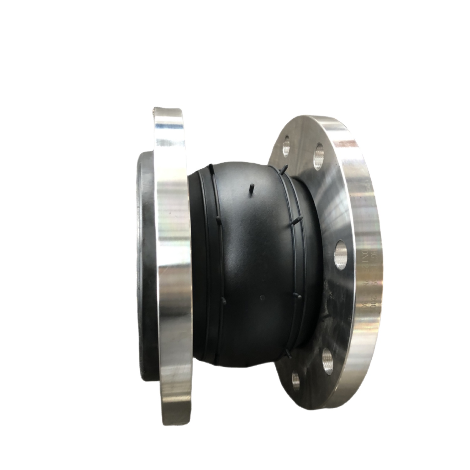 1 2 Inch Stainless Steel Braided Hose Garden Flanged PTFE Lined Pump Valve Pipe Connection