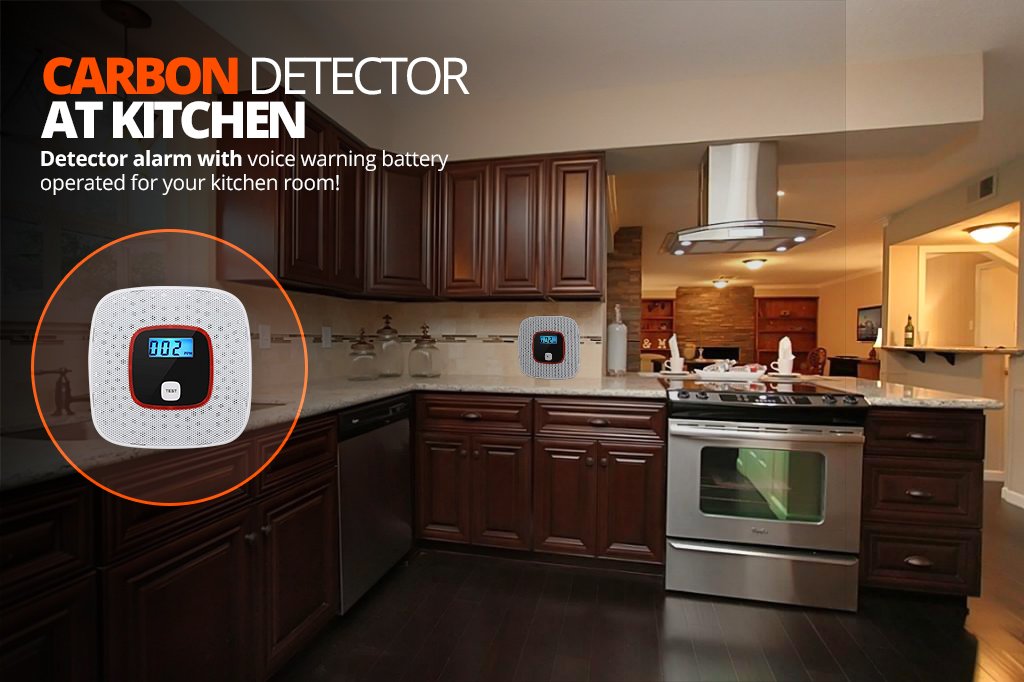 Carbon Monoxide Detector Alarm, Portable CO Detector For Traveling Tent