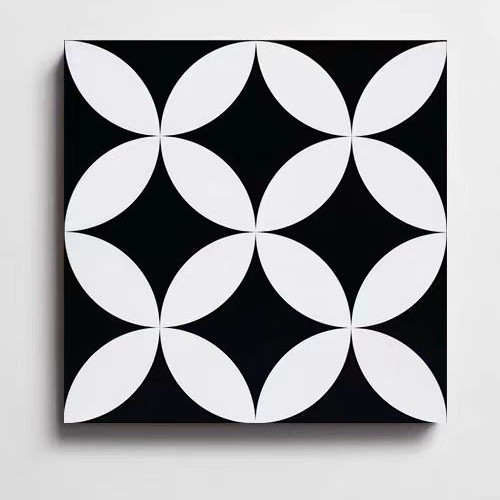 White And Black 200x200mm Ceramic Rustic Tile For Living Room And Wear-Resistant Wall Tiles For Balcony