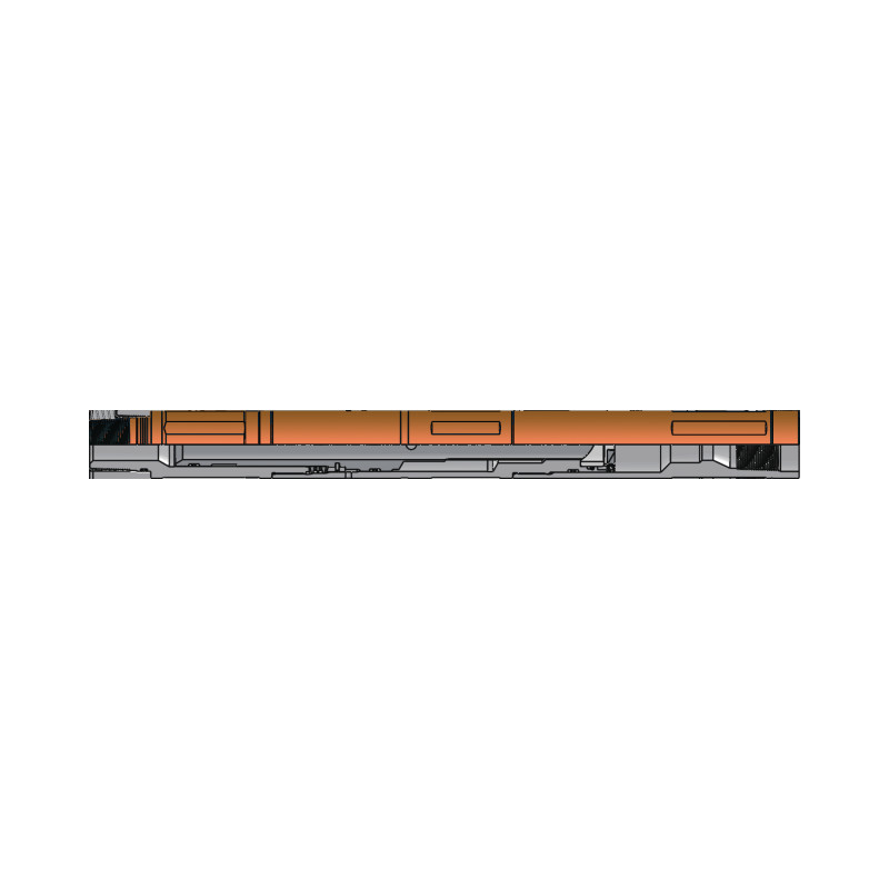 Slim Hole Tubing String Test Valve TTV For Downhole Drill Stem Testing 3 7/8" X 15000 Psi