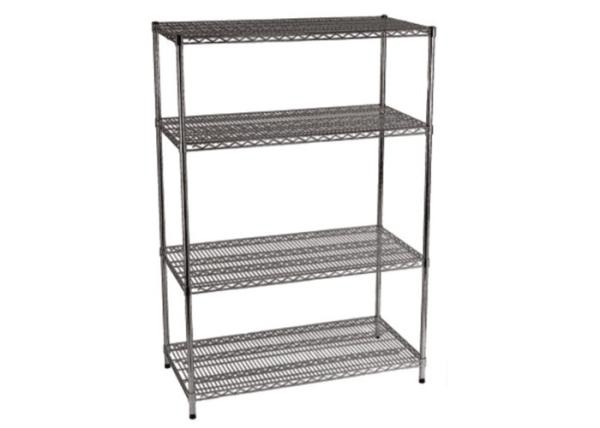 Epoxy Stainless Steel Kitchen Equipment , Adjustable Distance Heavy Duty Wire