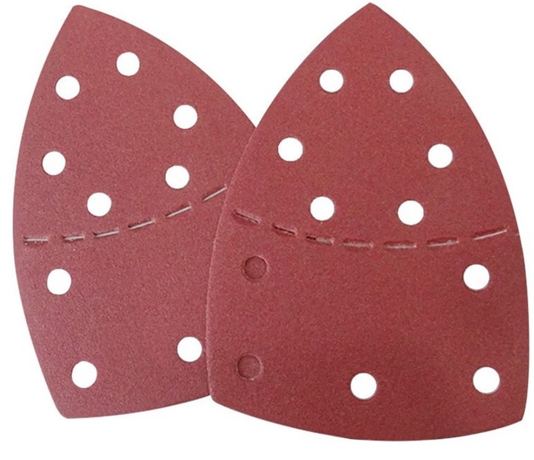 Sandpaper Suppliers 5inch 8hole Red Aluminum Oxide Hook And Loop Sanding Discs