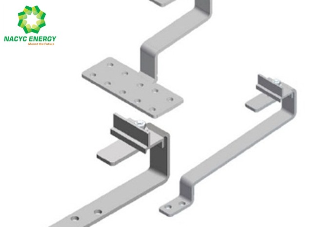 Hools Pitched Solar Panel Brackets Residential Roof PV Adjustable Mounting Brackets