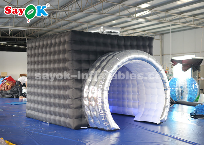 Inflatable Party Tent 3*2.7*2.5m Oxford Cloth Inflatable Photo Booth With Camera Shape Fire Resistant