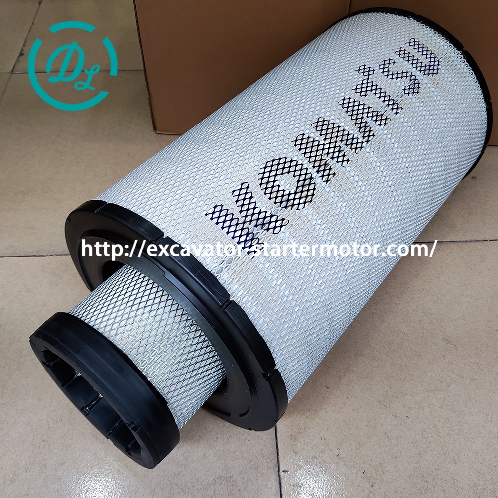 600-185-6100 Air Filter Assembly Kit Komatsu Filter Excavator PC400-8