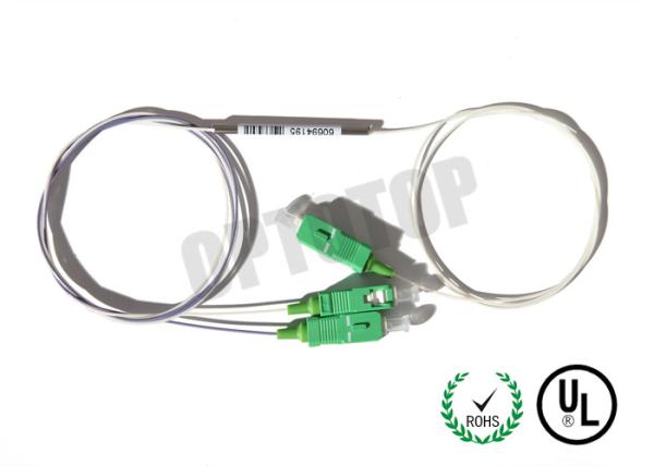 SC / APC - LC / APC 0.9 mm Fiber Optic Splitter For Area Network , 1060 / 1510