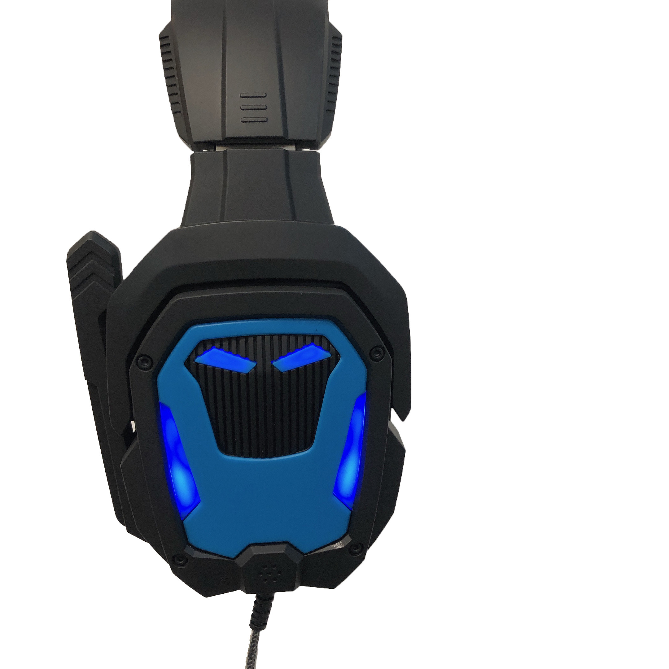 Black-blue Gaming Wireless Bluetooth Earphones 40mW 300mAh 8hrs