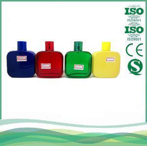 roll on perfume bottle red black green yellow colors