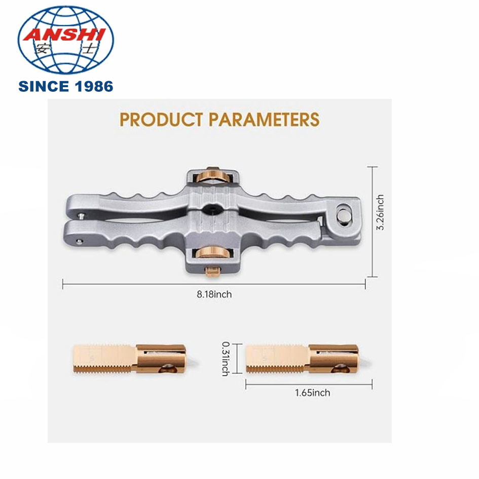 Adjustable Cutting Mid Span Cable Stripper For Depth 2/5" To 1"(10-25mm) Diameter