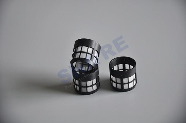 Over Molding / Insert Injection Molded Diesel Filter Strainer For Excavator
