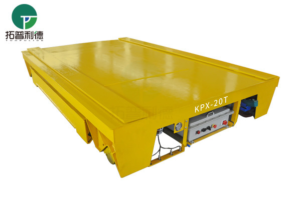 Two Batteries Electric Material Handling 15ton Die Transfer Rail Cart