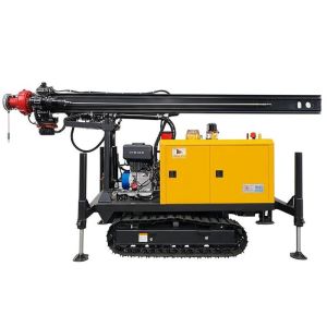 Inexpensive Multi-Functional Intelligent Crawler Water Well Drilling Rig with