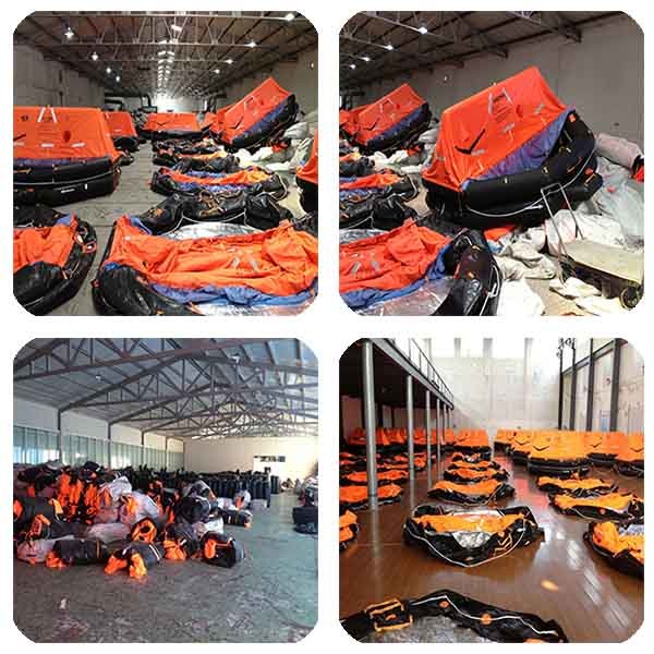 CCS, DNV-GL, EC, MED Approved SOLAS 6-125 Persons Self Righting Inflatable Life Raft