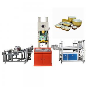  40-80pcs/min Speed Automatic Aluminium Foil Container Making Machine with Custom Mold Manufactures