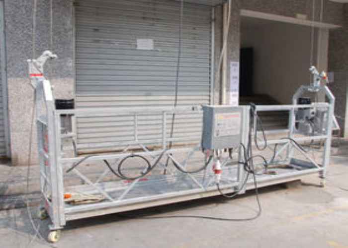 Safety Suspended Access Platforms For Building Maintenance With Steel Rope
