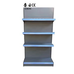 China Factory Custom Size Color frosted gray market shelves single sided gondola shelf racks para supermercado on sale