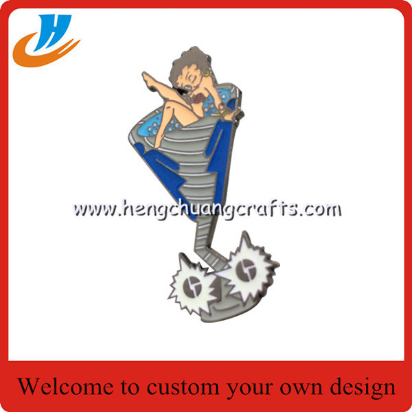 Android badge/Android robot lapel pin with hard enamel process